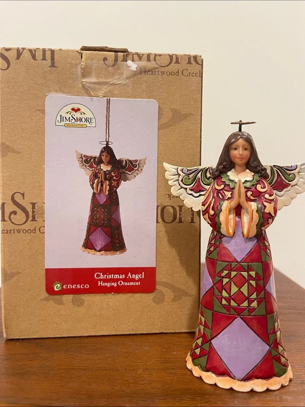 Jim Shore “Christmas Angel” Hanging Ornament 2012